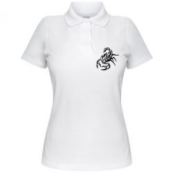 Женское поло скорпион 2 - PrintSalon