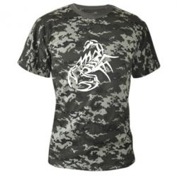 Камуфляжная футболка скорпион 2 - PrintSalon
