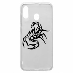 Чехол для Samsung A20 скорпион 2 - PrintSalon