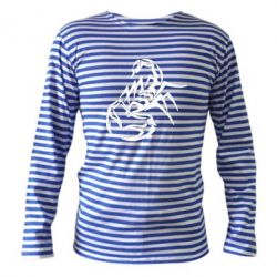 Тельняшка с длинным рукавом скорпион 2 - PrintSalon