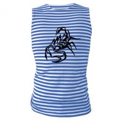 Майка-тельняшка скорпион 2 - PrintSalon