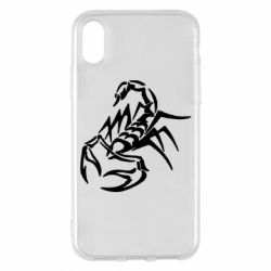 Чехол для iPhone X/Xs скорпион 2 - PrintSalon