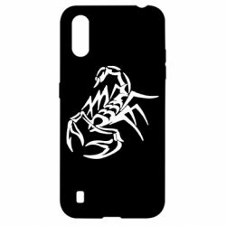Чехол для Samsung A01/M01 скорпион 2-PrintSalon Чехол для Samsung A01/M01 скорпион 2