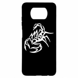 Чехол для Xiaomi Poco X3 скорпион 2 - PrintSalon