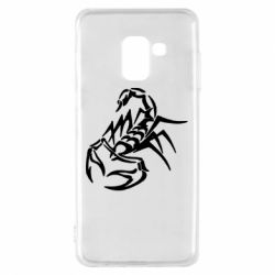 Чехол для Samsung A8 2018 скорпион 2 - PrintSalon
