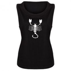 Женская майка скорпион - PrintSalon