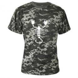 Камуфляжная футболка скорпион - PrintSalon