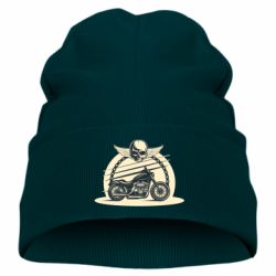 Детская шапка Skull and Bike - PrintSalon