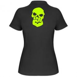Женское поло Skull and Fist - PrintSalon
