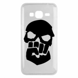 Чехол для Samsung J3 2016 Skull and Fist - PrintSalon