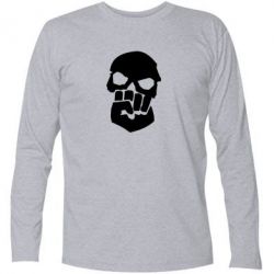 Футболка с длинным рукавом Skull and Fist - PrintSalon