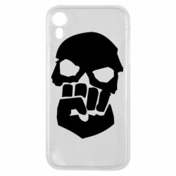 Чехол для iPhone XR Skull and Fist
