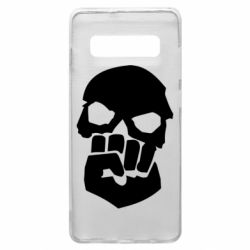Чехол для Samsung S10+ Skull and Fist - PrintSalon