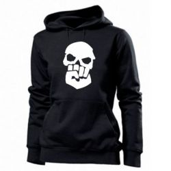 Женское худи Skull and Fist - PrintSalon