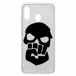 Чехол для Samsung A30 Skull and Fist - PrintSalon