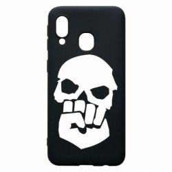 Чехол для Samsung A40 Skull and Fist - PrintSalon