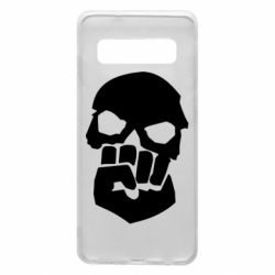 Чехол для Samsung S10 Skull and Fist - PrintSalon