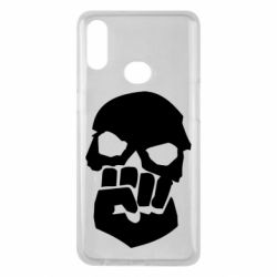 Чехол для Samsung A10s Skull and Fist - PrintSalon