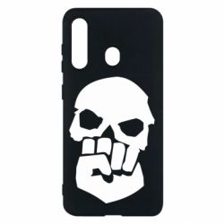 Чехол для Samsung M40 Skull and Fist - PrintSalon