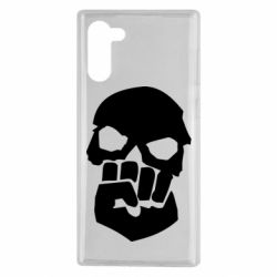 Чехол для Samsung Note 10 Skull and Fist - PrintSalon