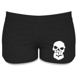 Женские шорты Skull and Fist - PrintSalon