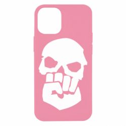 Чехол для iPhone 12 mini Skull and Fist - PrintSalon