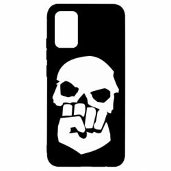 Чехол для Samsung A02s/M02s Skull and Fist - PrintSalon