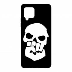 Чехол для Samsung A42 5G Skull and Fist - PrintSalon