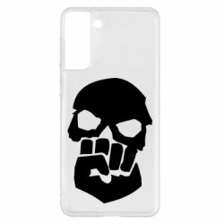 Чехол для Samsung S21+ Skull and Fist - PrintSalon