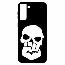 Чехол для Samsung S21 Ultra Skull and Fist - PrintSalon