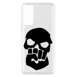 Чехол для Huawei P Smart 2021 Skull and Fist - PrintSalon
