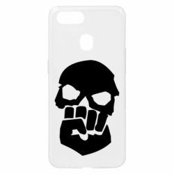 Чехол для Oppo A5s/A12 Skull and Fist - PrintSalon