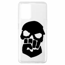 Чехол для Oppo A74 4G Skull and Fist - PrintSalon