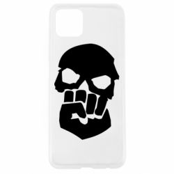 Чехол для Oppo A92s Skull and Fist - PrintSalon