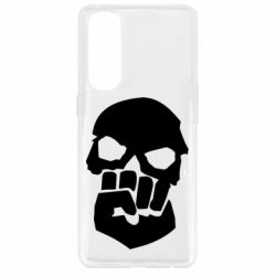 Чехол для Oppo Reno 4 Pro Skull and Fist - PrintSalon