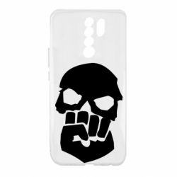 Чехол для Xiaomi Redmi 9 Skull and Fist - PrintSalon