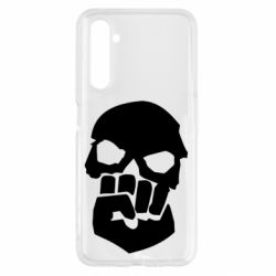 Чехол для Realme 6 Skull and Fist - PrintSalon