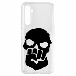 Чехол для Realme 6 Pro Skull and Fist - PrintSalon