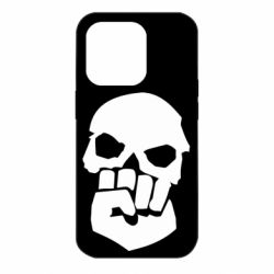 Чехол для iPhone 14 Pro Skull and Fist - PrintSalon