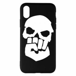 Чехол для iPhone X/Xs Skull and Fist - PrintSalon