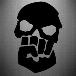 Наклейка Skull and Fist - PrintSalon