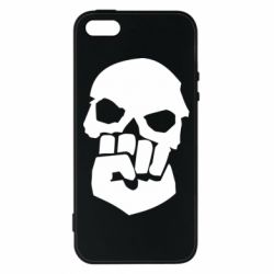 Чехол для iPhone5/5S/SE Skull and Fist - PrintSalon