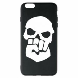 Чехол для iPhone 6 Plus/6S Plus Skull and Fist - PrintSalon