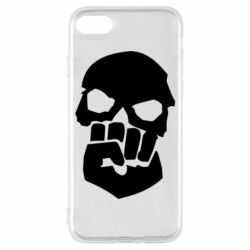 Чехол для iPhone 7 Skull and Fist - PrintSalon