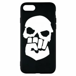 Чехол для iPhone 8 Skull and Fist - PrintSalon