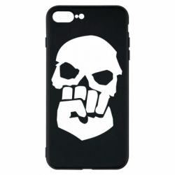 Чехол для iPhone 8 Plus Skull and Fist - PrintSalon