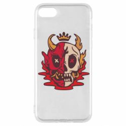 Чехол для iPhone SE 2022 Skull face - PrintSalon