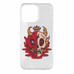 Чехол для iPhone 14 Pro Max Skull face - PrintSalon