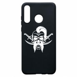 Чохол для Huawei P30 Lite Skull of a Cossack-PrintSalon Чохол для Huawei P30 Lite Skull of a Cossack