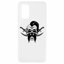 Чехол для Samsung A32 4G Skull of a Cossack-PrintSalon Чехол для Samsung A32 4G Skull of a Cossack